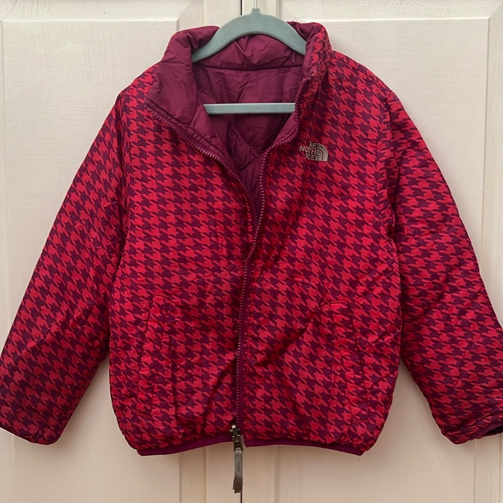 Th North Face puffer girls coat size 5/6